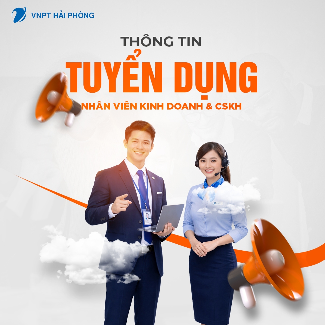 VNPT Hải Phòng tuyển dụng